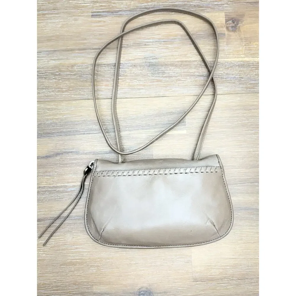 HOBO International Women’s Crossbody Bag Taupe (Cobblestone) Leather Purse